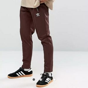 Adidas Fallen Future Fitted Burgandy Track Pants